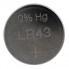 Алкалиновые пуговичные батарейки GP 186FRA-2C10 (LR43, V12GA) - 10 шт., каждая в своем отрывном блистере