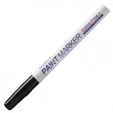 Маркер строительный "PAINT-MARKER" (черный)/12шт