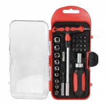 Отвертка в наборе "LECHGTOOLS" 29 PCS (2 Отвертки-трещетка с насадками) /48 шт