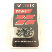 Цепь пильная VEBEX 3/8 1.3 52зв